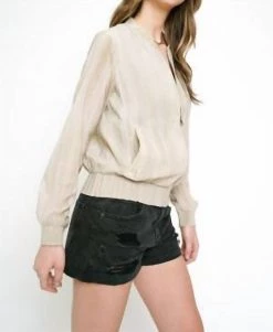 Mystree Washed Crinkle Bomber Jacket in Almond - women -Weatherproof shop 107be99933f84aa78878b1ca5f8f59cd 1080x