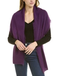 In2 by InCashmere Fringe Cashmere Wrap - women