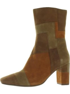 Seychelles Womens Leather Block Heel Mid-Calf Boots