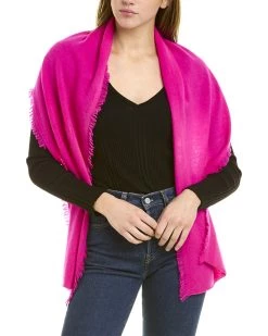 In2 by InCashmere Fringe Cashmere Wrap - women