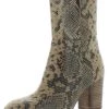 Seychelles Wild Ride Womens Faux Leather Almond Toe Mid-Calf Boots
