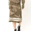 Mystree Sweater Skirt in Camo - women