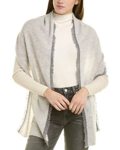 In2 by InCashmere Fringe Cashmere Wrap - women