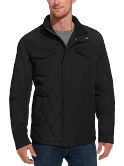 Weatherproof Mens Quilted Warm Soft Shell Jacket
