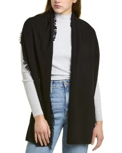 In2 by InCashmere Fringe Cashmere Wrap - women