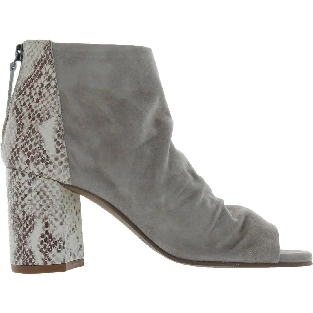 Seychelles Black Tie Womens Suede Peep Toe Dress Heels 2 Seychelles Black Tie Womens Suede Peep Toe Dress Heels - Image 2