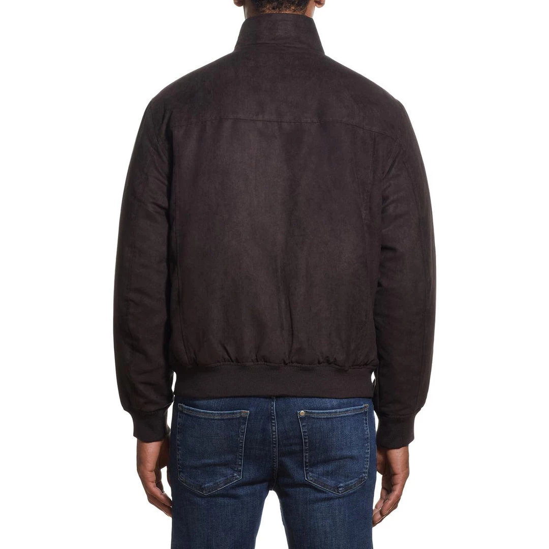 Weatherproof Mens Micro Suede Water Repellent Bomber Jacket 2 Weatherproof Mens Micro Suede Water Repellent Bomber Jacket - Image 2