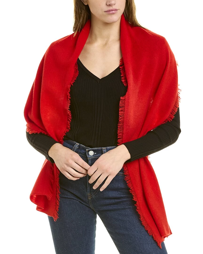 In2 by InCashmere Fringe Cashmere Wrap - women 1 In2 by InCashmere Fringe Cashmere Wrap - women