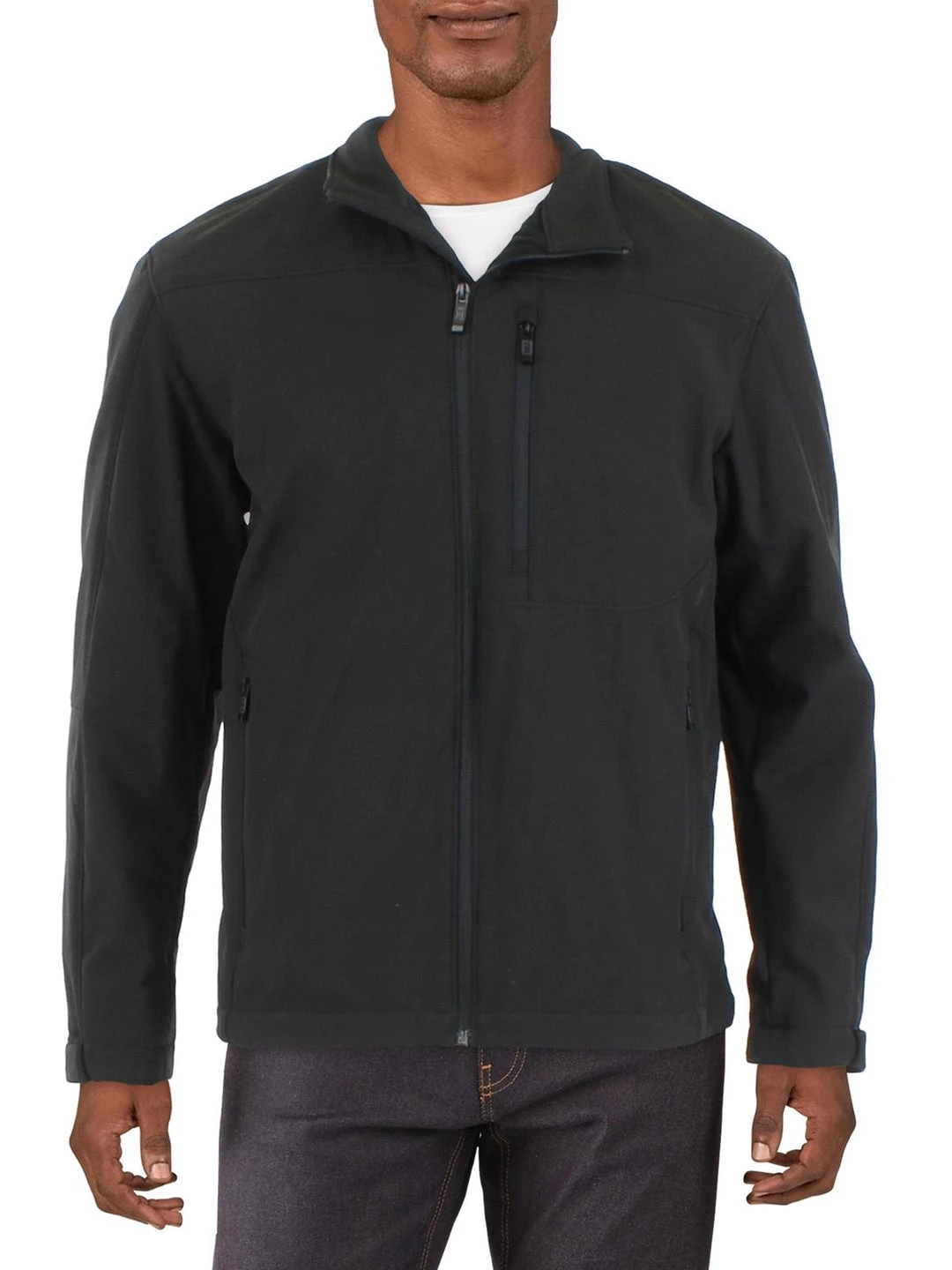 Weatherproof Mens Water Resistant Short Soft Shell Jacket 1 Weatherproof Mens Water Resistant Short Soft Shell Jacket