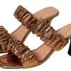 Seychelles Leeward Heeled Sandals in Gold Metallic( Bronze) - women