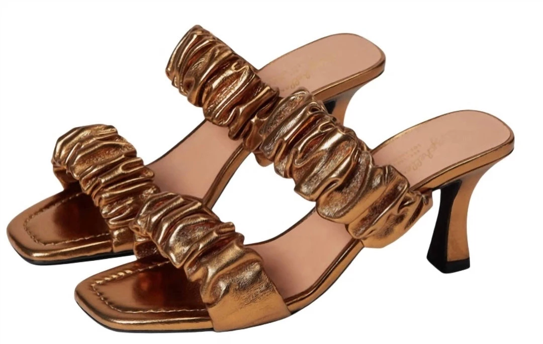 Seychelles Leeward Heeled Sandals in Gold Metallic( Bronze) - women 1 Seychelles Leeward Heeled Sandals in Gold Metallic( Bronze) - women