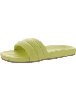 Seychelles Low Key Womens Leather Open Toe Flat Sandals