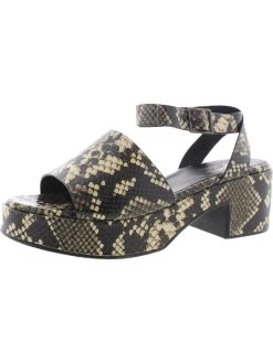 Seychelles Calming Influence Womens Leather Open Toe Heel Sandals