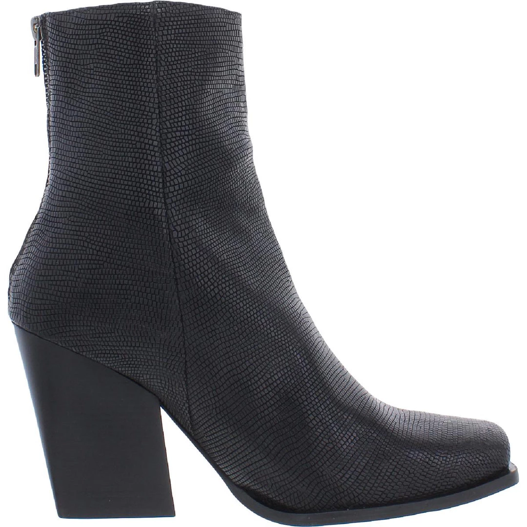 Seychelles Everytime You Go Womens Leather Lizard Print Ankle Boots 2 Seychelles Everytime You Go Womens Leather Lizard Print Ankle Boots - Image 2