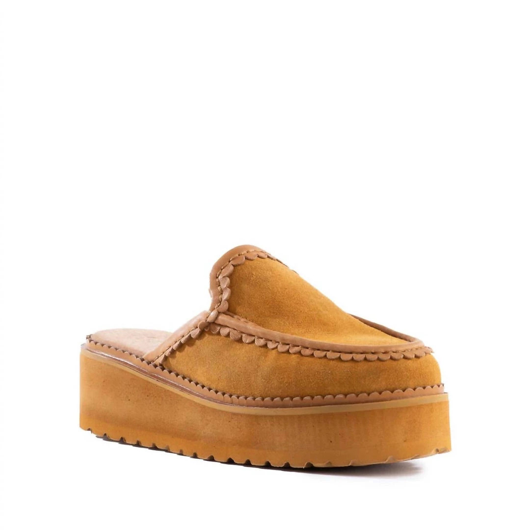 Seychelles Women'S Stand Tall Platform Mule in Cognac 2 Seychelles Women'S Stand Tall Platform Mule in Cognac - Image 2