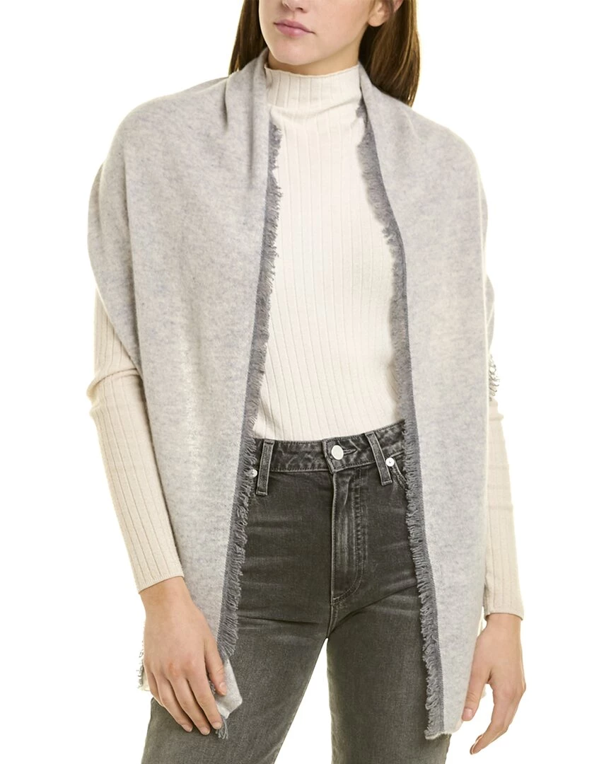 In2 by InCashmere Fringe Cashmere Wrap - women 2 In2 by InCashmere Fringe Cashmere Wrap - women - Image 2