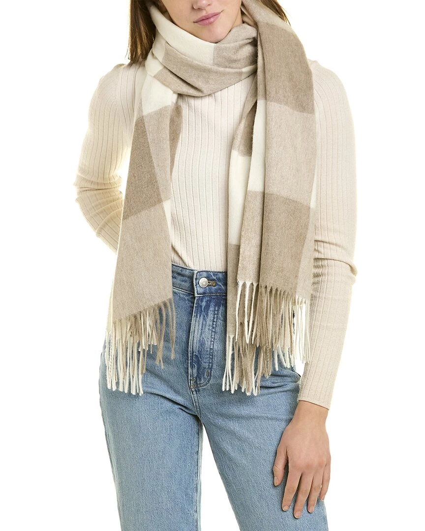In2 by InCashmere Check Cashmere Wrap - women 2 In2 by InCashmere Check Cashmere Wrap - women - Image 2