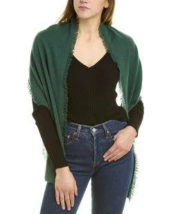 In2 by InCashmere Fringe Cashmere Wrap - women