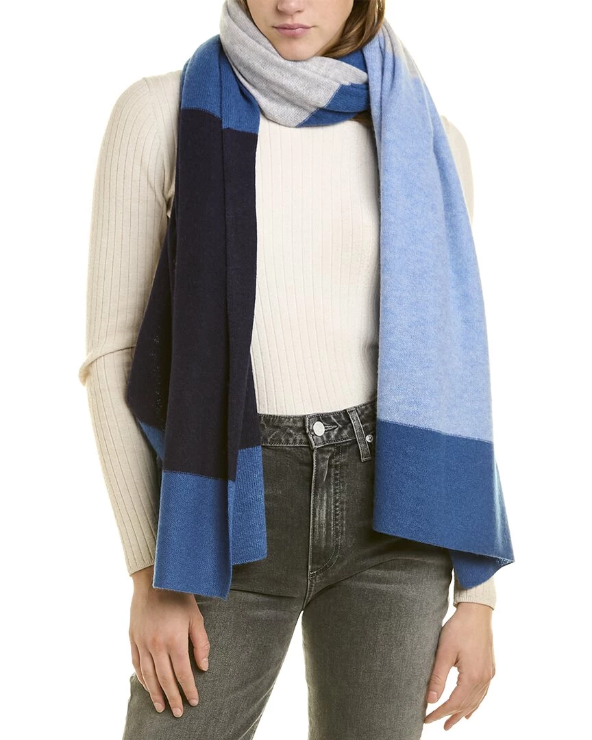 In2 by InCashmere Bold Stripe Cashmere Wrap - women 2 In2 by InCashmere Bold Stripe Cashmere Wrap - women - Image 2