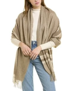 In2 by InCashmere Plaid Cashmere Wrap - women